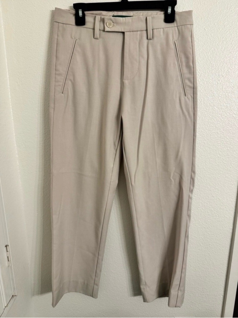 PacSun Field of Study Cream Straight Trousers